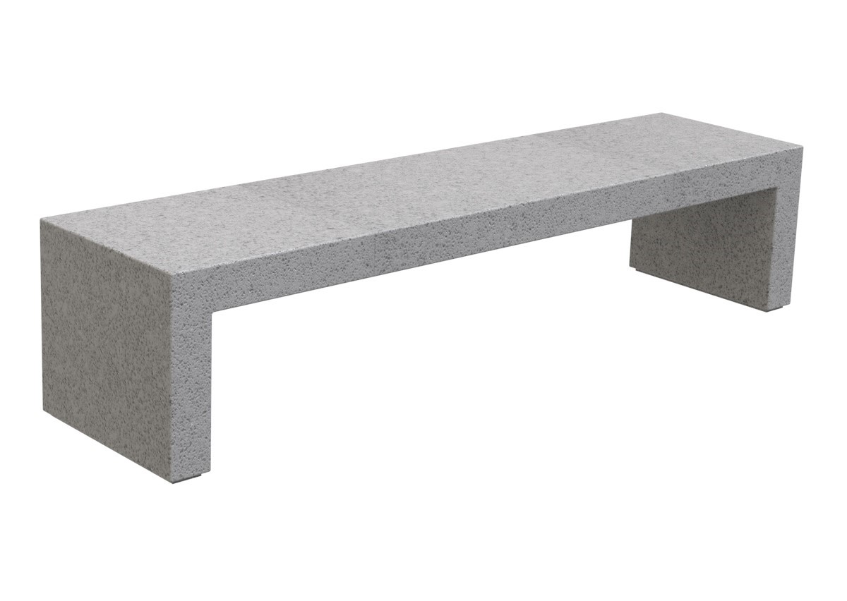 BANCO FABRICADO EN HORMIGON DE 2000X500X450MM