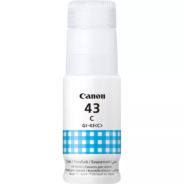 BOTELLA ORIGINAL Canon GI43 Cyan Botella de Tinta Original - GI43C/4672C001