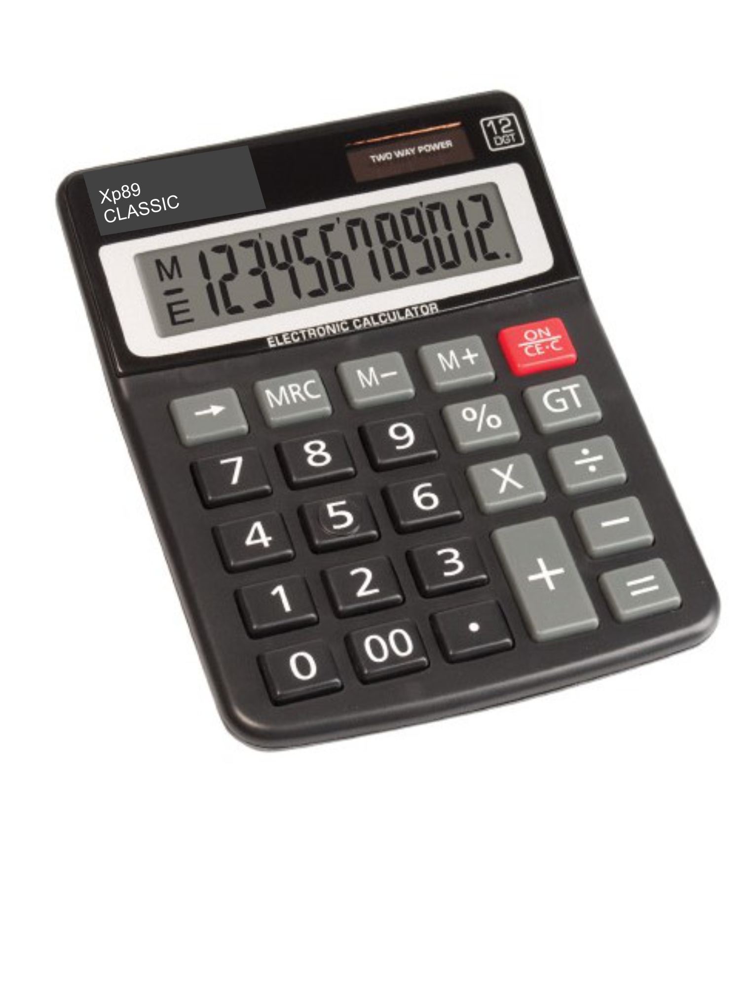 CALCULCALCULADORA 12 DIGITOS SOLAR DE 158X105X24MM