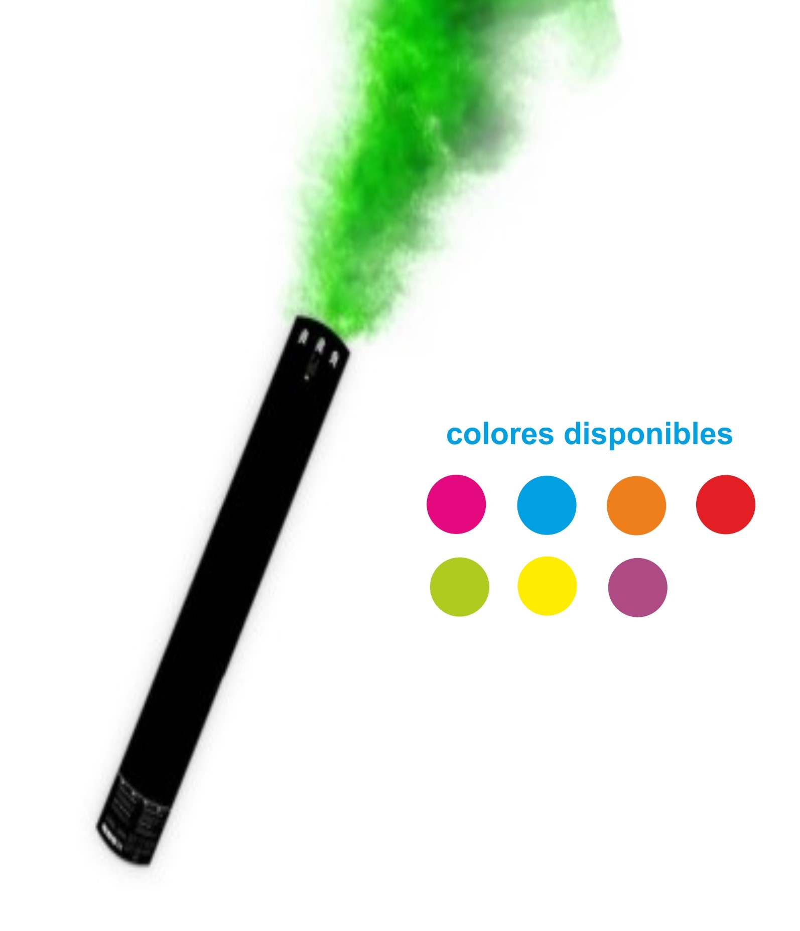 CAÑON DE POLVOS FIESTA HOLI COLORES A ELEGIR ***CAÑON DE 50CM***