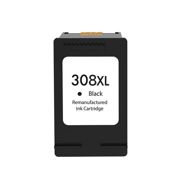CARTUCHO COMPATIBLE  Remanufacturado HP 308XL Negro Cartucho de Tinta - Reemplaza 7FP22UE/7FP21UE - Alta Capacidad/Jumbo