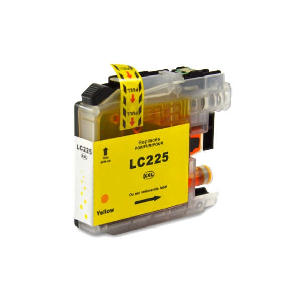 CARTUCHO COMPATIBLE Brother LC225XL Amarillo Cartucho de Tinta Generico - Reemplaza LC225XLY