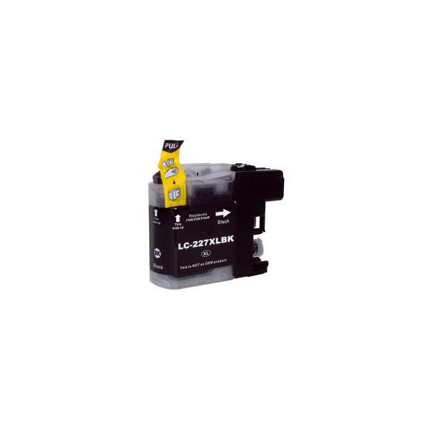 CARTUCHO COMPATIBLE Brother LC227XL Negro Cartucho de Tinta Generico - Reemplaza LC227XLBK