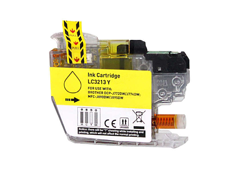 CARTUCHO COMPATIBLE Brother LC3217 Amarillo Cartucho de Tinta Generico - Reemplaza LC3217Y