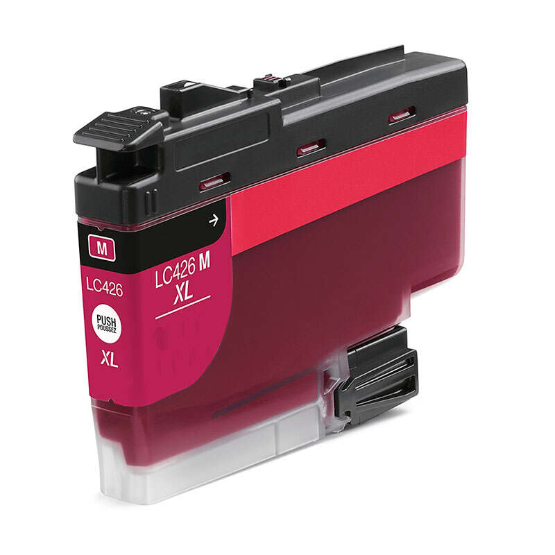 CARTUCHO COMPATIBLE Brother LC426XL Magenta Cartucho de Tinta Pigmentada Generico - Reemplaza LC426XLM