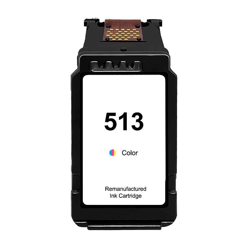 CARTUCHO COMPATIBLE Canon CL513/CL511 Color Cartucho de Tinta Remanufacturado - Muestra Nivel de Tinta - Reemplaza 2971B001/2972B001