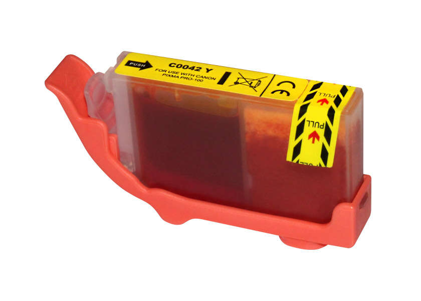 CARTUCHO COMPATIBLE Canon CLI42 Amarillo Cartucho de Tinta Generico - Reemplaza 6387B001