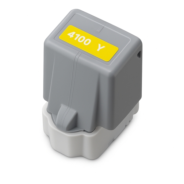 CARTUCHO COMPATIBLE Canon PFI4100 Amarillo Cartucho de Tinta Pigmentada Generico - Reemplaza PFI4100Y/6780C001