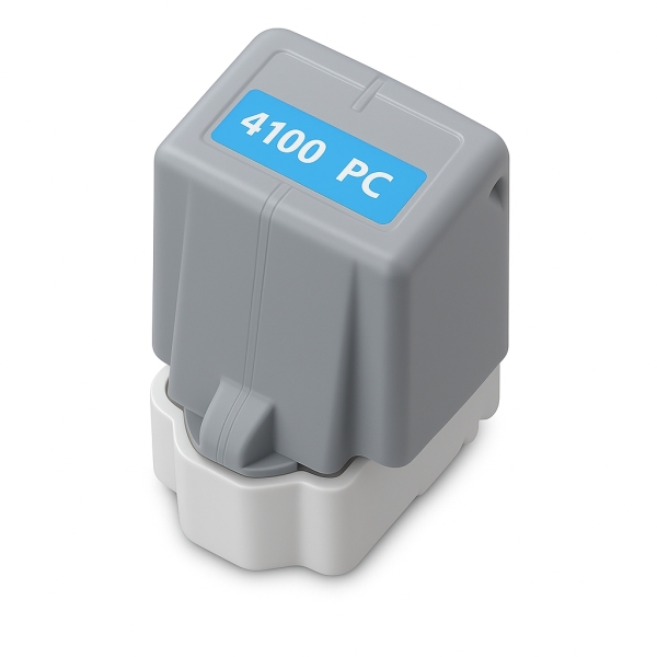 CARTUCHO COMPATIBLE Canon PFI4100 Cyan Photo Cartucho de Tinta Pigmentada Generico - Reemplaza PFI4100PC/6781C001
