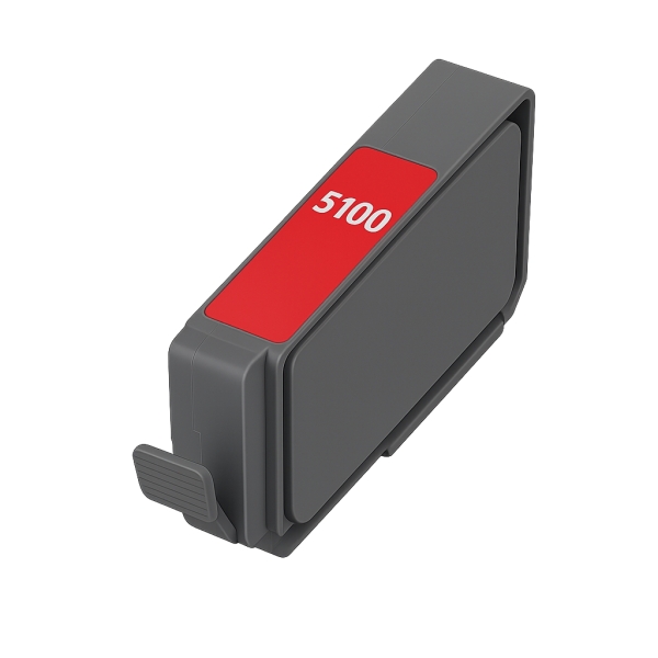 CARTUCHO COMPATIBLE Canon PFI5100 Rojo Cartucho de Tinta Pigmentada Generico - Reemplaza PFI5100R/6958C001