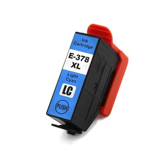 CARTUCHO COMPATIBLE Epson 378XL Cyan Light Cartucho de Tinta Generico - Reemplaza C13T37954010/C13T37854010