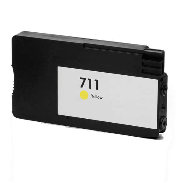 CARTUCHO COMPATIBLE Generico HP 711 Amarillo Cartucho de Tinta - Reemplaza CZ132A