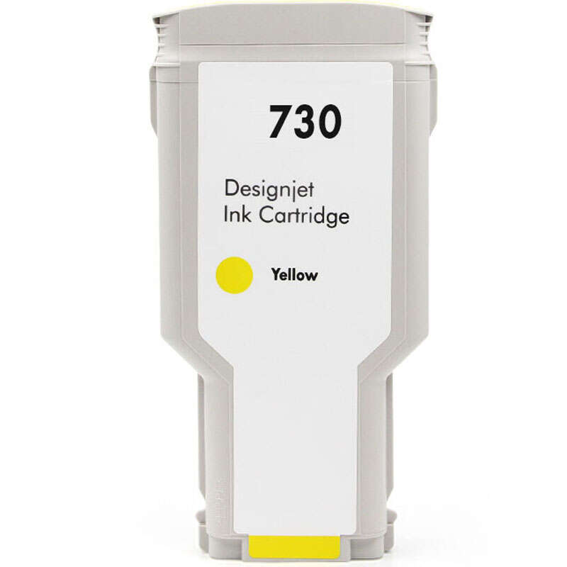 CARTUCHO COMPATIBLE Generico HP 730 Amarillo Cartucho de Tinta - Reemplaza P2V70A/P2V64A