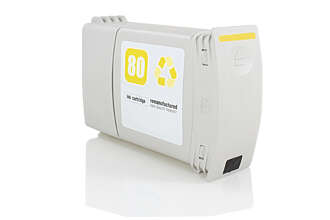 CARTUCHO COMPATIBLE Generico HP 80 Amarillo Cartucho de Tinta - Reemplaza C4848A