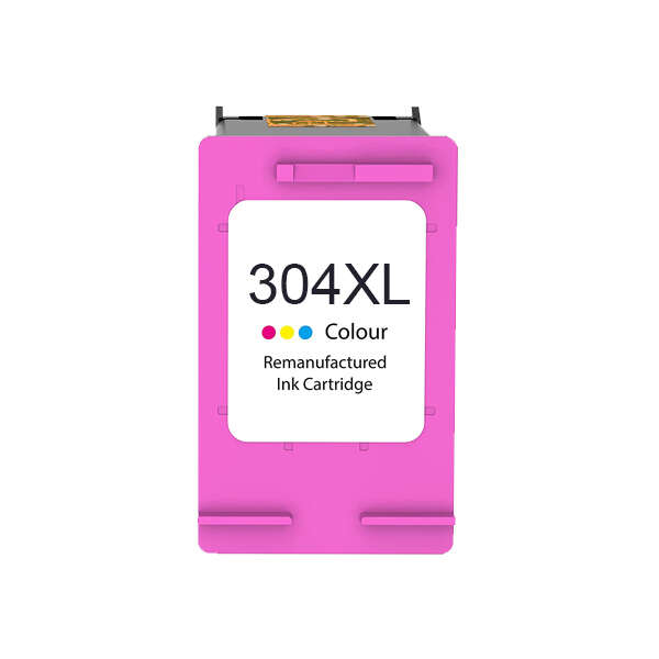 CARTUCHO COMPATIBLE Remanufacturado HP 304XL Color Cartucho de Tinta - Muestra Nivel de Tinta - Reemplaza N9K07AE/N9K05AE/B7RT9AE/B7RT6AE