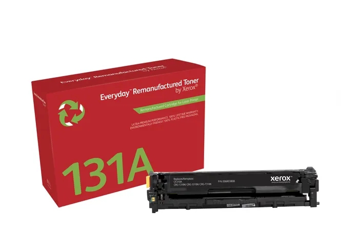 CARTUCHO COMPATIBLE Xerox Everyday HP CF210A Negro Cartucho de Toner Remanufacturado - Reemplaza 131A