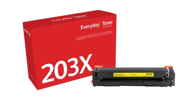CARTUCHO COMPATIBLE Xerox Everyday HP CF542X Amarillo Cartucho de Toner Generico - Reemplazo 203X