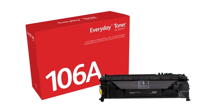 CARTUCHO COMPATIBLE Xerox Everyday HP W1106A Negro Cartucho de Toner Generico - Reemplaza 106A