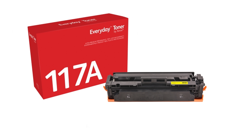 CARTUCHO COMPATIBLE Xerox Everyday HP W2072A Amarillo Cartucho de Toner Generico - Reemplaza 117A