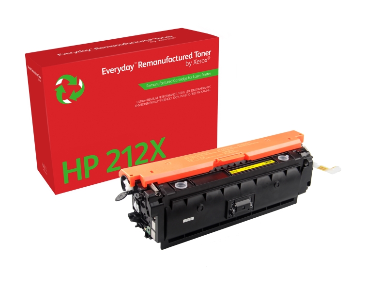 CARTUCHO COMPATIBLE Xerox Everyday HP W2122X Amarillo Cartucho de Toner Remanufacturado - Reemplaza 212X