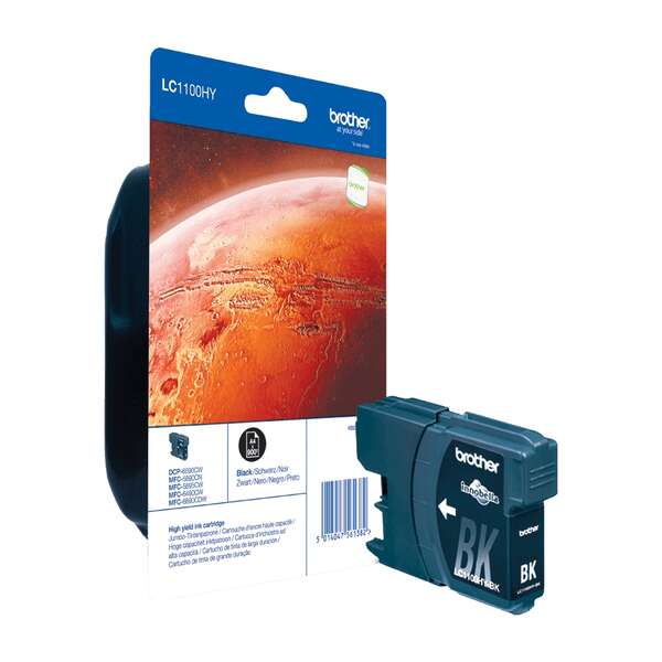CARTUCHO ORIGINAL Brother LC1100XL Negro Cartucho de Tinta Original - LC1100HYBK