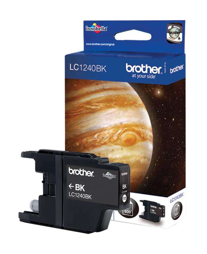 CARTUCHO ORIGINAL Brother LC1240 Negro Cartucho de Tinta Original - LC1240BKBP