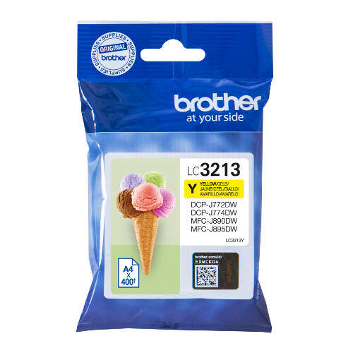 CARTUCHO ORIGINAL Brother LC3213 Amarillo Cartucho de Tinta Original - LC3213Y