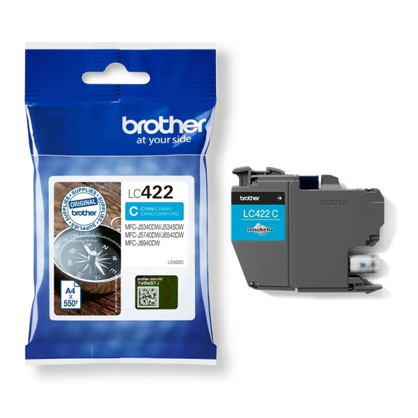 CARTUCHO ORIGINAL Brother LC422 Cyan Cartucho de Tinta Original - LC422C