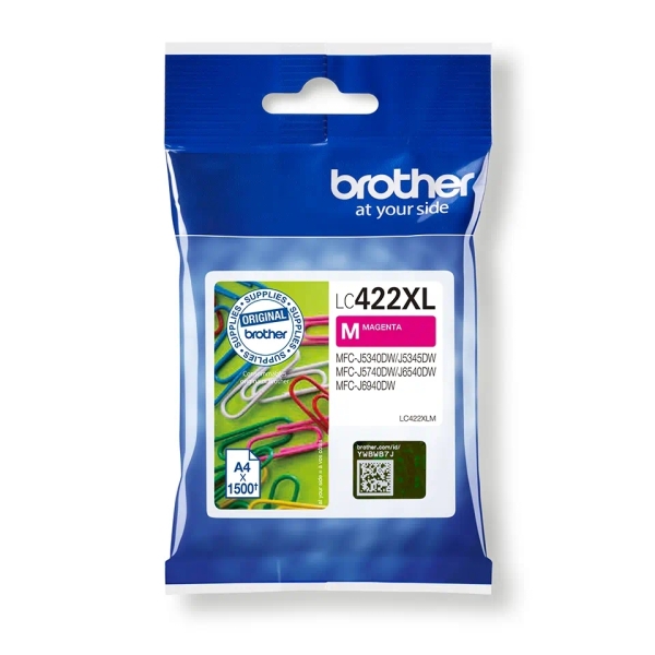 CARTUCHO ORIGINAL Brother LC422XL Magenta Cartucho de Tinta Original - LC422XLM