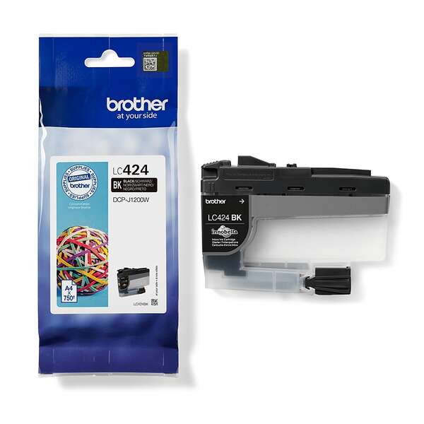 CARTUCHO ORIGINAL Brother LC424 Negro Cartucho de Tinta Original - LC424BK