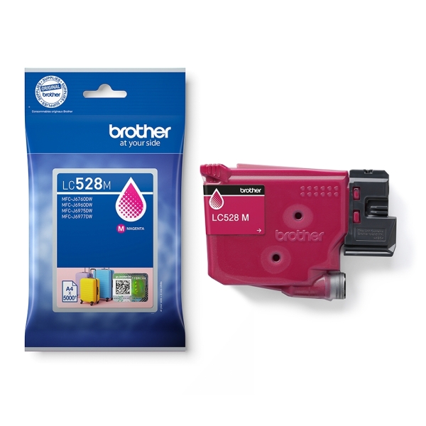 CARTUCHO ORIGINAL Brother LC528 Magenta Cartucho de Tinta Original - LC528M