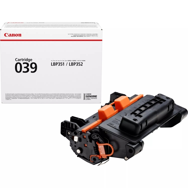CARTUCHO ORIGINAL Canon 039 Negro Cartucho de Toner Original - 0287C001