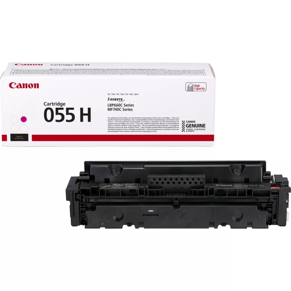 CARTUCHO ORIGINAL Canon 055H Magenta Cartucho de Toner Original - 3018C002