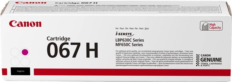 CARTUCHO ORIGINAL Canon 067H Magenta Cartucho de Toner Original - 5104C002