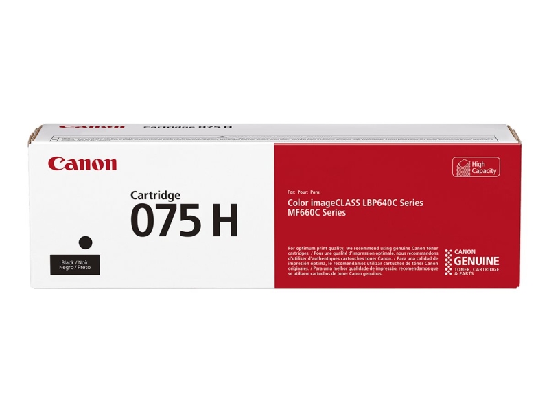 CARTUCHO ORIGINAL Canon 075H Negro Cartucho de Toner Original - 6369C002