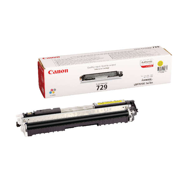 CARTUCHO ORIGINAL Canon 729 Amarillo Cartucho de Toner Original - 4367B002