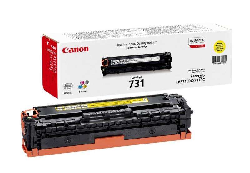CARTUCHO ORIGINAL Canon 731 Amarillo Cartucho de Toner Original - 6269B002