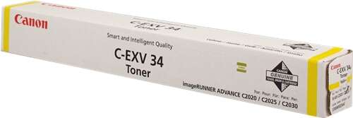 CARTUCHO ORIGINAL Canon CEXV34 Amarillo Cartucho de Toner Original - 3785B002