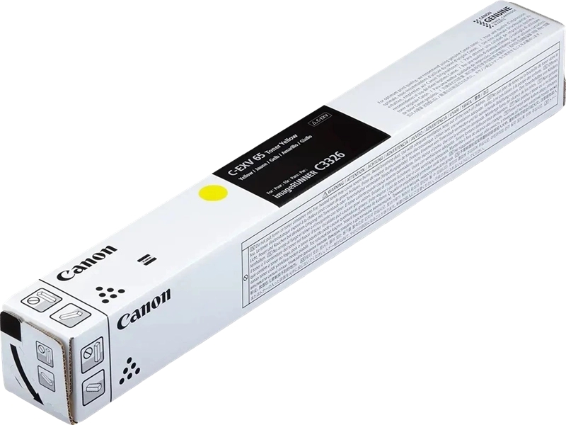 CARTUCHO ORIGINAL Canon CEXV65 Amarillo Cartucho de Toner Original - 5764C001