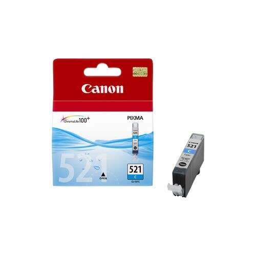 CARTUCHO ORIGINAL Canon CLI521 Cyan Cartucho de Tinta Original - 2934B001