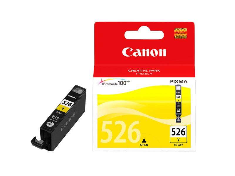 CARTUCHO ORIGINAL Canon CLI526 Amarillo Cartucho de Tinta Original - 4543B001