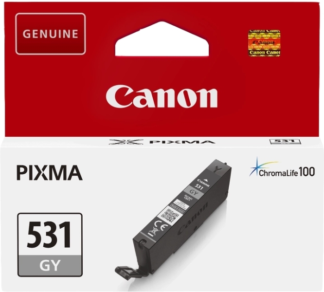 CARTUCHO ORIGINAL Canon CLI531 Gris Cartucho de Tinta Original - 6122C001/CLI531GY