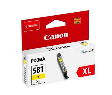 CARTUCHO ORIGINAL Canon CLI581XL Amarillo Cartucho de Tinta Original - 2051C001