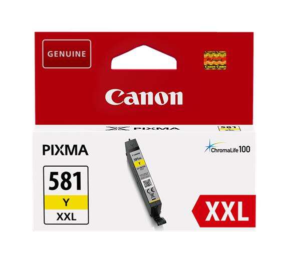 CARTUCHO ORIGINAL Canon CLI581XXL Amarillo Cartucho de Tinta Original - 1997C001