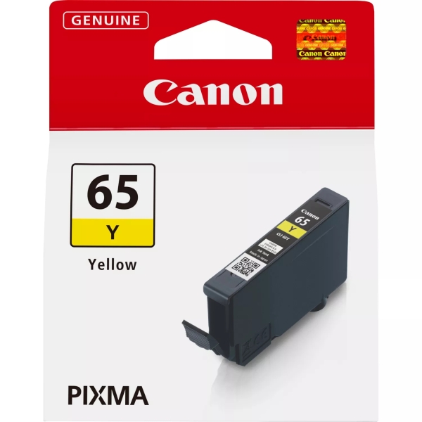 CARTUCHO ORIGINAL Canon CLI65 Amarillo Cartucho de Tinta Original - 4218C001