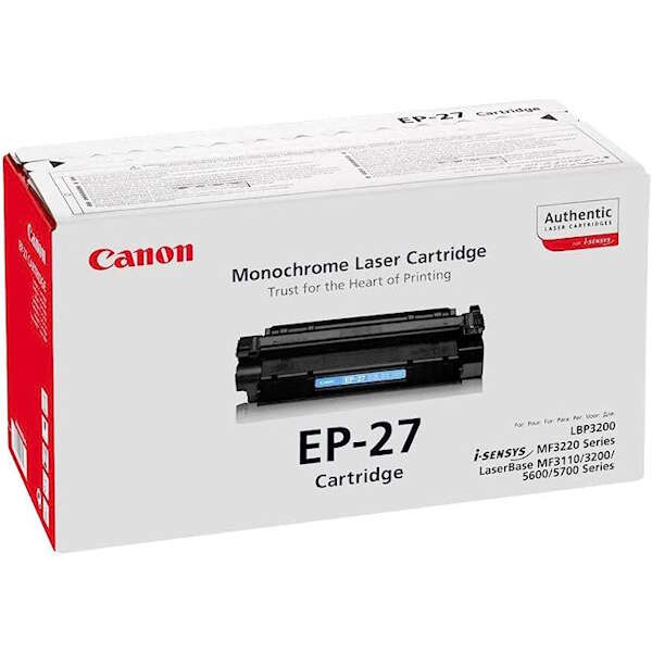 CARTUCHO ORIGINAL Canon EP-27 Negro Cartucho de Toner Original - 8489A002