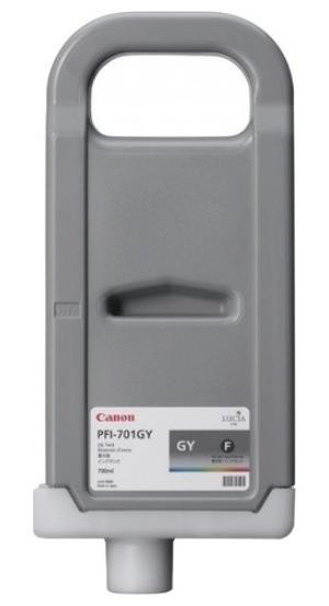 CARTUCHO ORIGINAL Canon PFI-701GY Gris Cartucho de Tinta Original - 0909B001