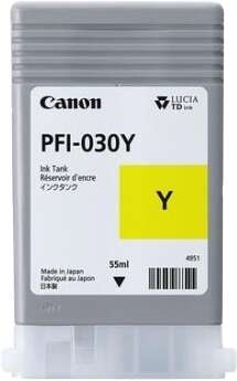 CARTUCHO ORIGINAL Canon PFI030 Amarillo Cartucho de Tinta Original - 3492C001