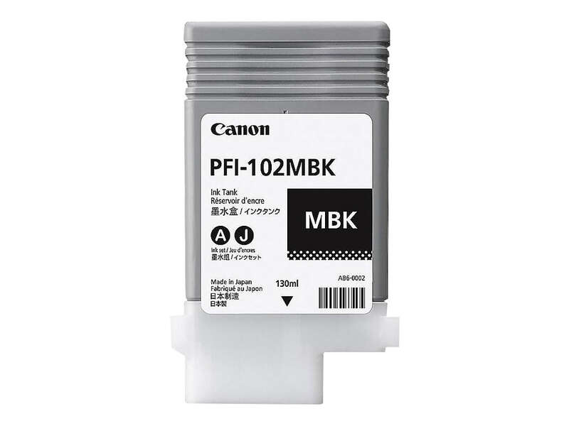 CARTUCHO ORIGINAL Canon PFI102 Negro Mate Cartucho de Tinta Original - 0894B001