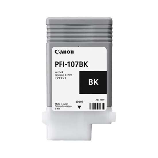 CARTUCHO ORIGINAL Canon PFI107 Negro Cartucho de Tinta Original - PFI107BK/6705B001